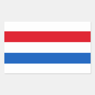 Adesivo Retangular Holanda, Bandeira