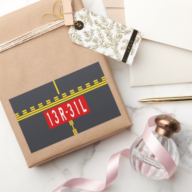 Adesivo Retangular Holding Point Marking 13R-31L (Presentear)