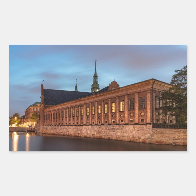 Adesivo Retangular Holmens Church Copenhagen Dinamarca (Frente)