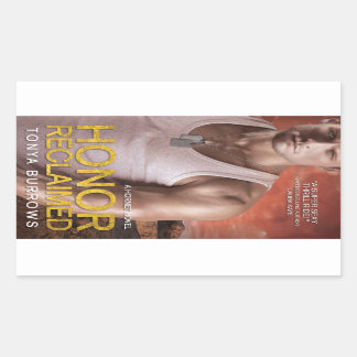 Adesivo Retangular Honra de Tonya Burrows