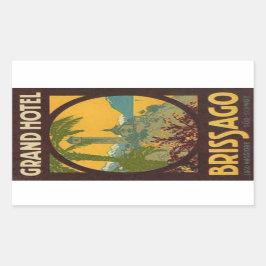 Adesivo Retangular Hotel Brissago