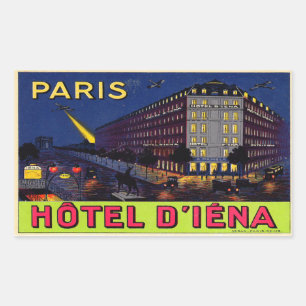 Adesivo Retangular Hotel de Iéna (Paris)