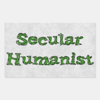 Adesivo Retangular Humanista Secular