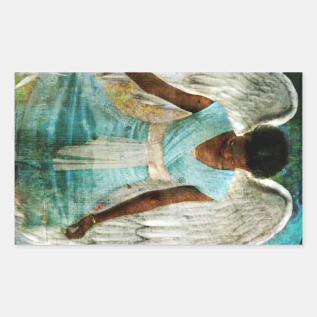 Adesivo Retangular Humble Angel (Frente)