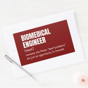 Adesivo Retangular Humor de Definição de Cientista Biomédico