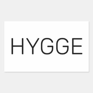 Adesivo Retangular Hygge Black