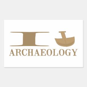 Adesivo Retangular I Dig Arqueology Stickers
