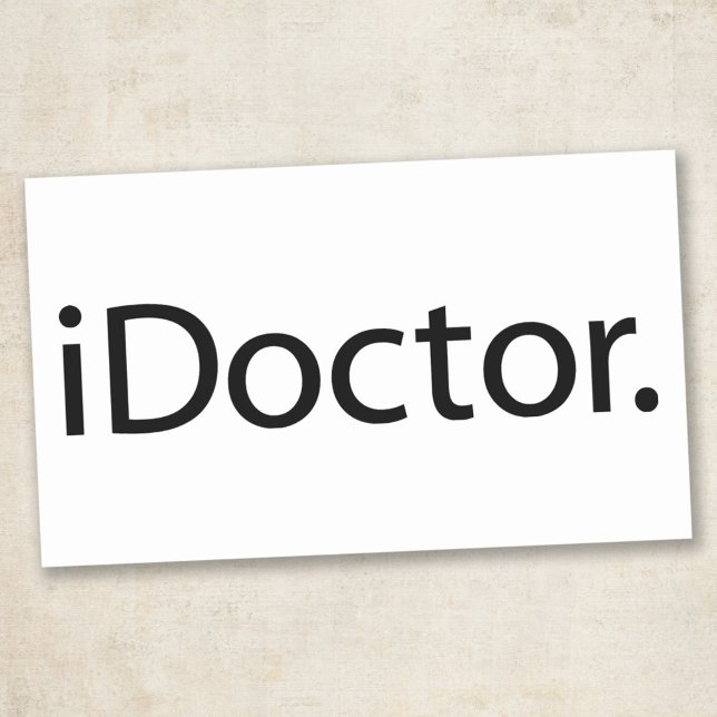 Adesivo Retangular i Doutor (iDoctor) (Criador carregado)