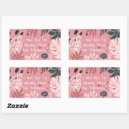 Adesivo Retangular I Feel Like... Sticker