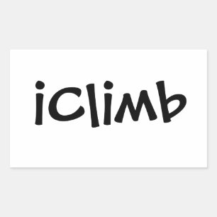 Adesivo Retangular iClimb