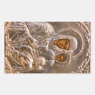 Adesivo Retangular Ícone ortodoxo