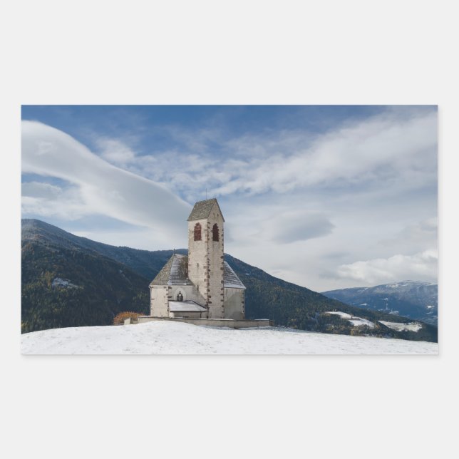 Adesivo Retangular Igreja da Rua, Jacob no retângulo de Villnöss (Frente)