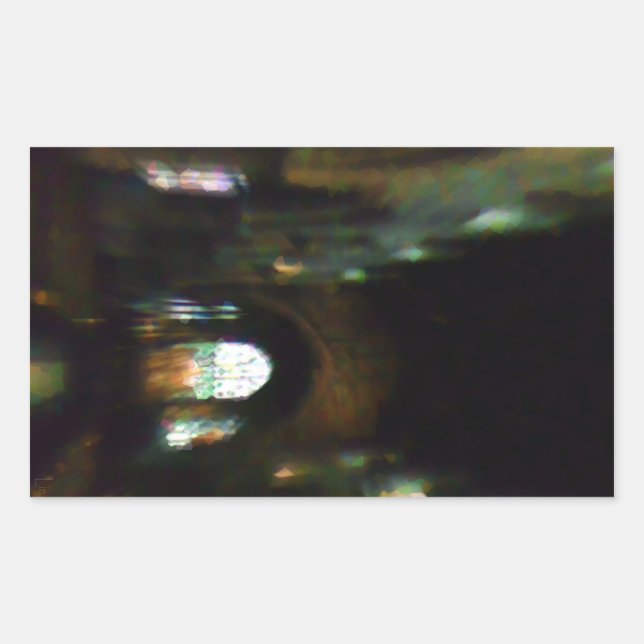 Adesivo Retangular Igreja Escura (Frente)