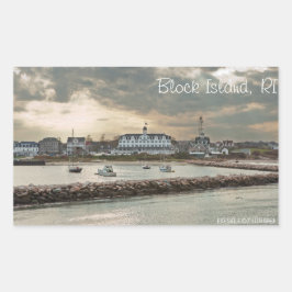 Adesivo Retangular Ilha Block, Rhode Island