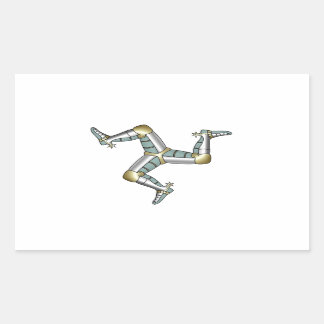 Adesivo Retangular Ilha de Man