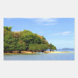 Adesivo Retangular Ilha Palawan