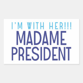 ADESIVO RETANGULAR I'M WITH HER!!!