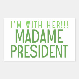 ADESIVO RETANGULAR I'M WITH HER!!!