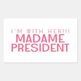 ADESIVO RETANGULAR I'M WITH HER!!!