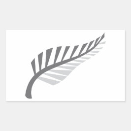 Adesivo Retangular Imagem incrível da Nova Zelândia Silver Fern