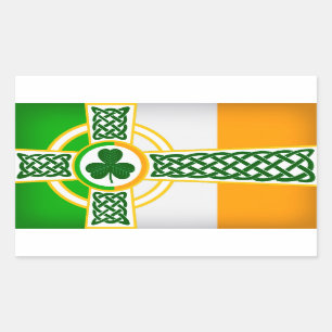 Adesivo Retangular Imagem irlandesa do Sticker