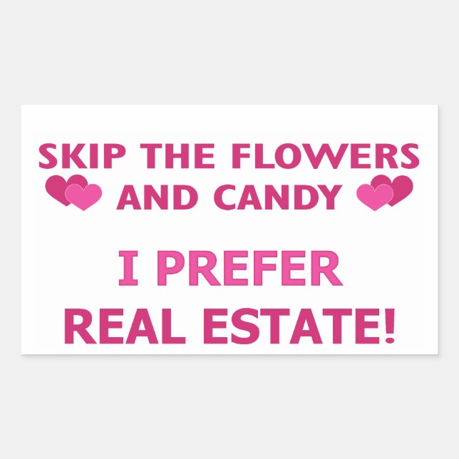 Adesivo Retangular Imobiliário (Frente)