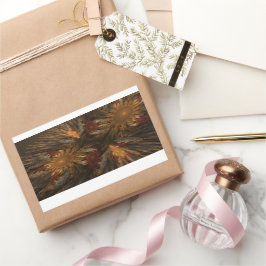 Adesivo Retangular Impressões de girassol