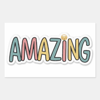 Adesivo Retangular Incrível