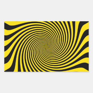 Adesivo Retangular Incrível Decoração Amarelo da Abelha