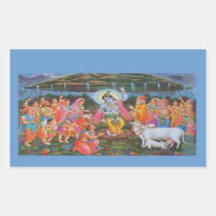 Adesivo Retangular indianGod