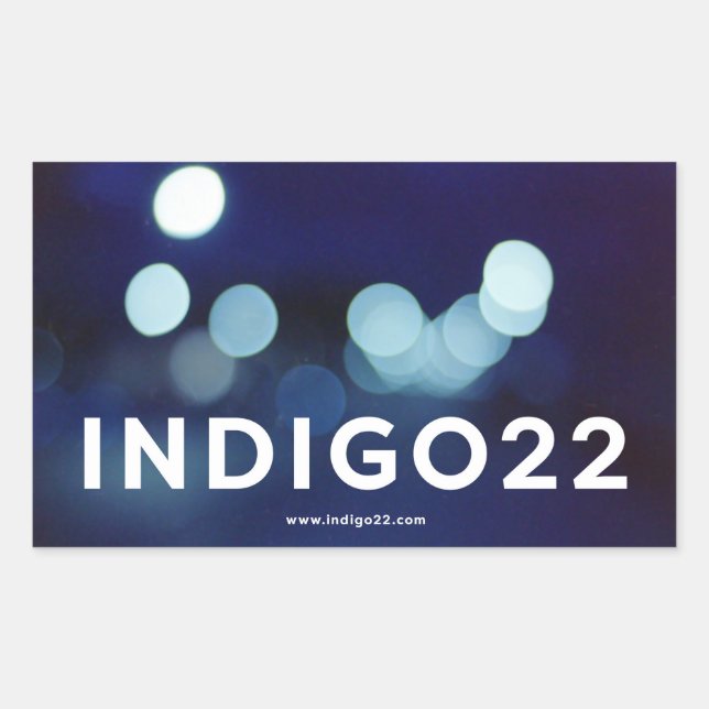 Adesivo Retangular índigo22 (Frente)