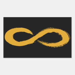 Adesivo Retangular Infinidade de Aceitação Autismo