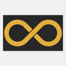 Adesivo Retangular Infinidade de Aceitação Autismo