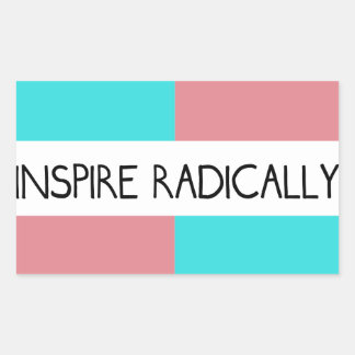 Adesivo Retangular Inspire Radical Sticker