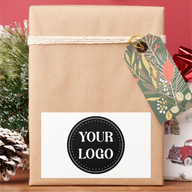 Adesivo Retangular Inteligente, contemporâneo, polido e personalizáve (Feriado)