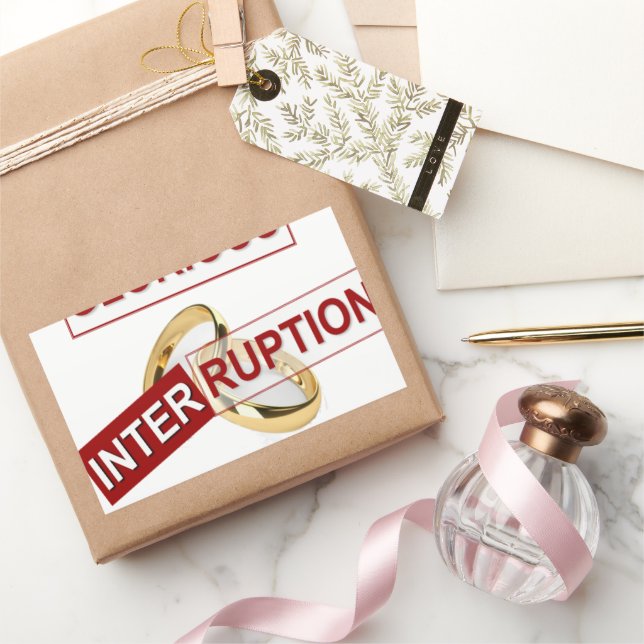 Adesivo Retangular Interrupção Gloriosa: Um Começo Dourado (Presentear)