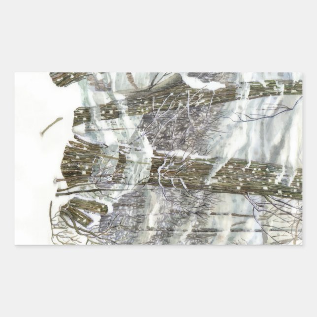 Adesivo Retangular Inverno (Frente)