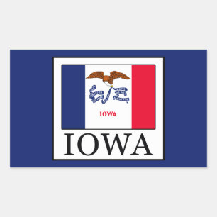 Adesivo Retangular Iowa