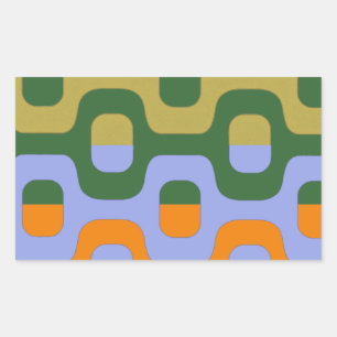 Adesivo Retangular Ipanema colorida