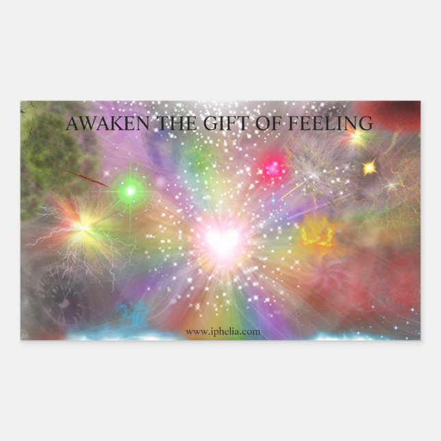 Adesivo Retangular Iphelia Feelings Aurora Sticker (Frente)
