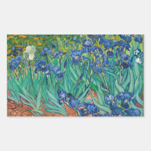 Adesivo Retangular Íris por Vincent van Gogh
