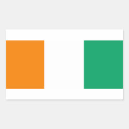Adesivo Retangular Irish Flag Sticker