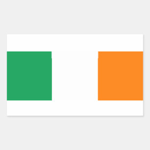 Adesivo Retangular Irish Flag Sticker