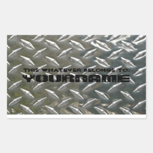 Adesivo Retangular Isto pertence a... Seu Nome!