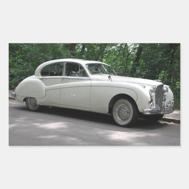 Adesivo Retangular Jaguar Mark IX (Frente)