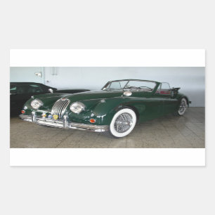 Adesivo Retangular Jaguar XK 120