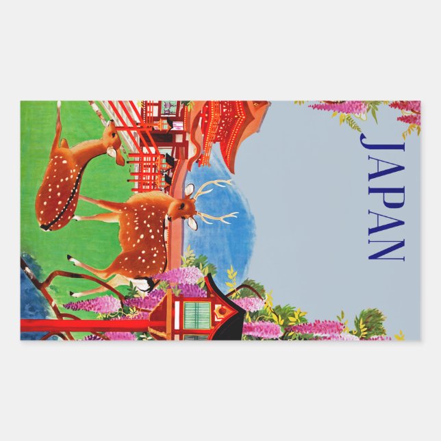 Adesivo Retangular Japão (Frente)