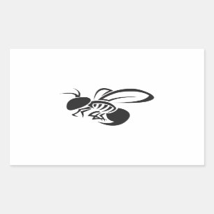 ADESIVO RETANGULAR JAQUETA AMARELO TRIBAL