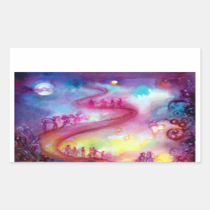 ADESIVO RETANGULAR JARDIM DAS SOMBRAS PERDIDAS/ESCADAS MÍSTICAS