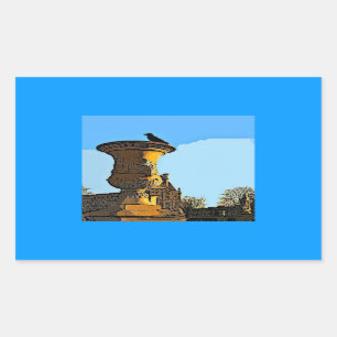 Adesivo Retangular Jardin des Tuileries Crow - Pintura